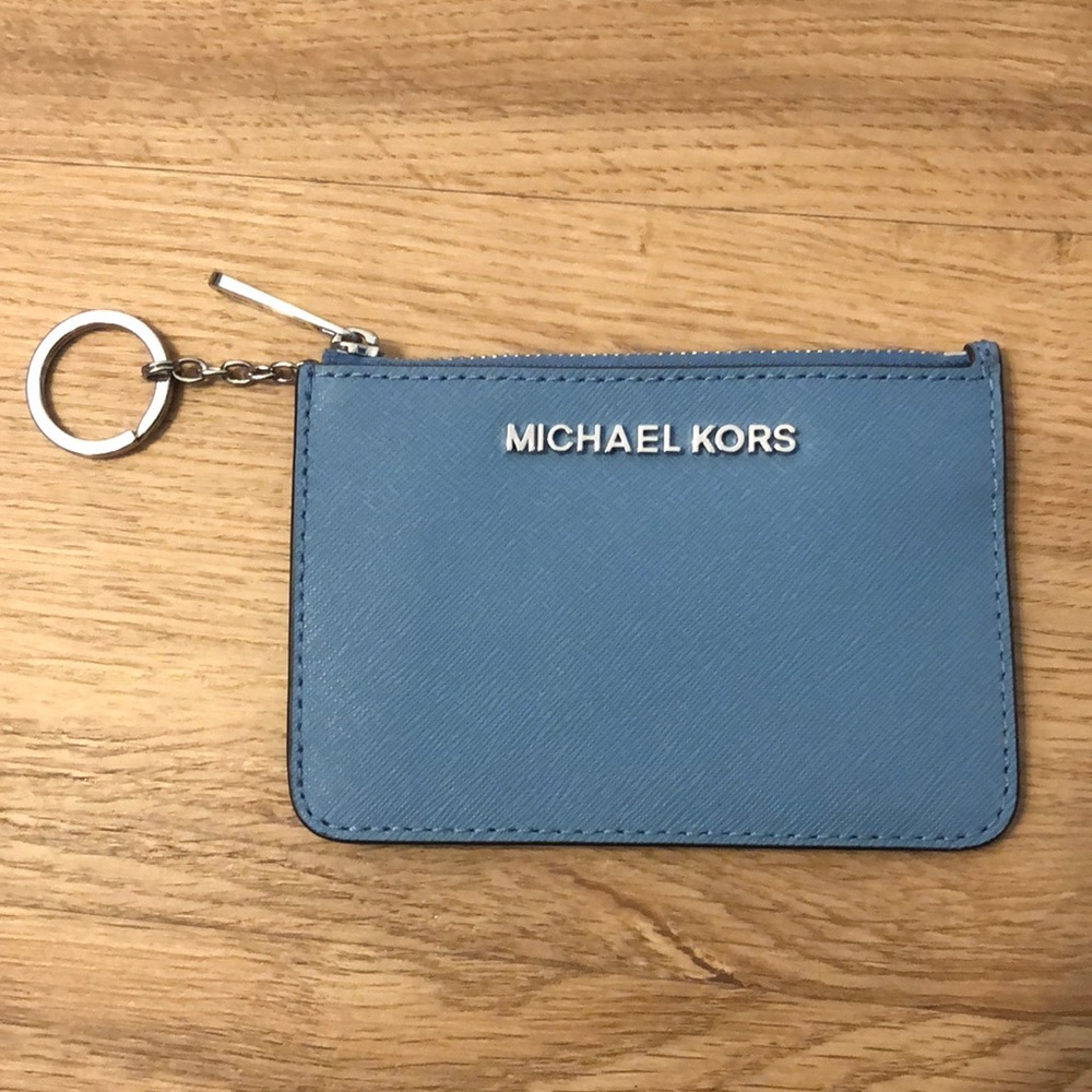 Michael Kors Blue Keychain ID Holder